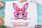 Crochet Easter Bunny Png, an Illustration by DreamCafeArt (Thumbnail 1 of 6)
