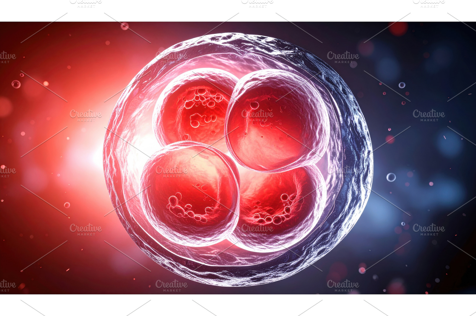 Human embryo with visible cell, a Health & Medical Photo by Igor Tichonow