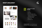 Food Blogger Wix Website Template, a Wix Template by Meraki Templates (Thumbnail 3 of 8)