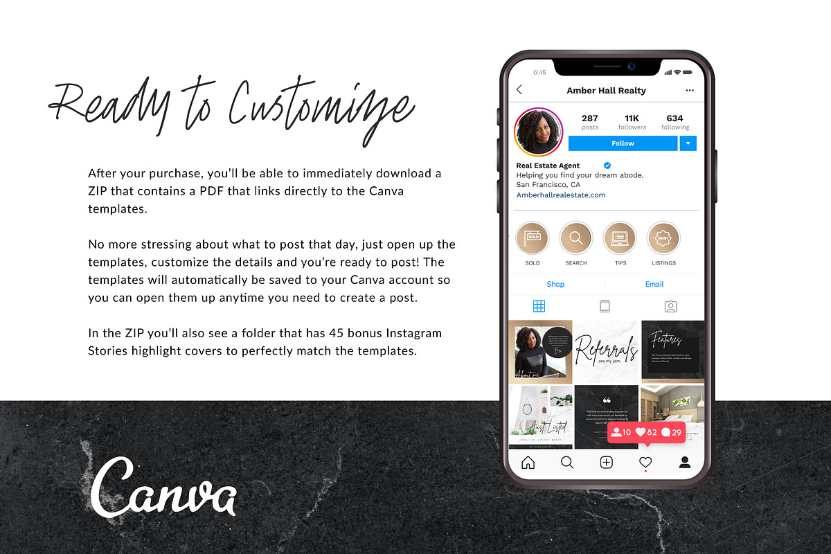 157 Realtor Instagram Templates, a Social Media Template by Galaxybomb (Photo 9 of 9)