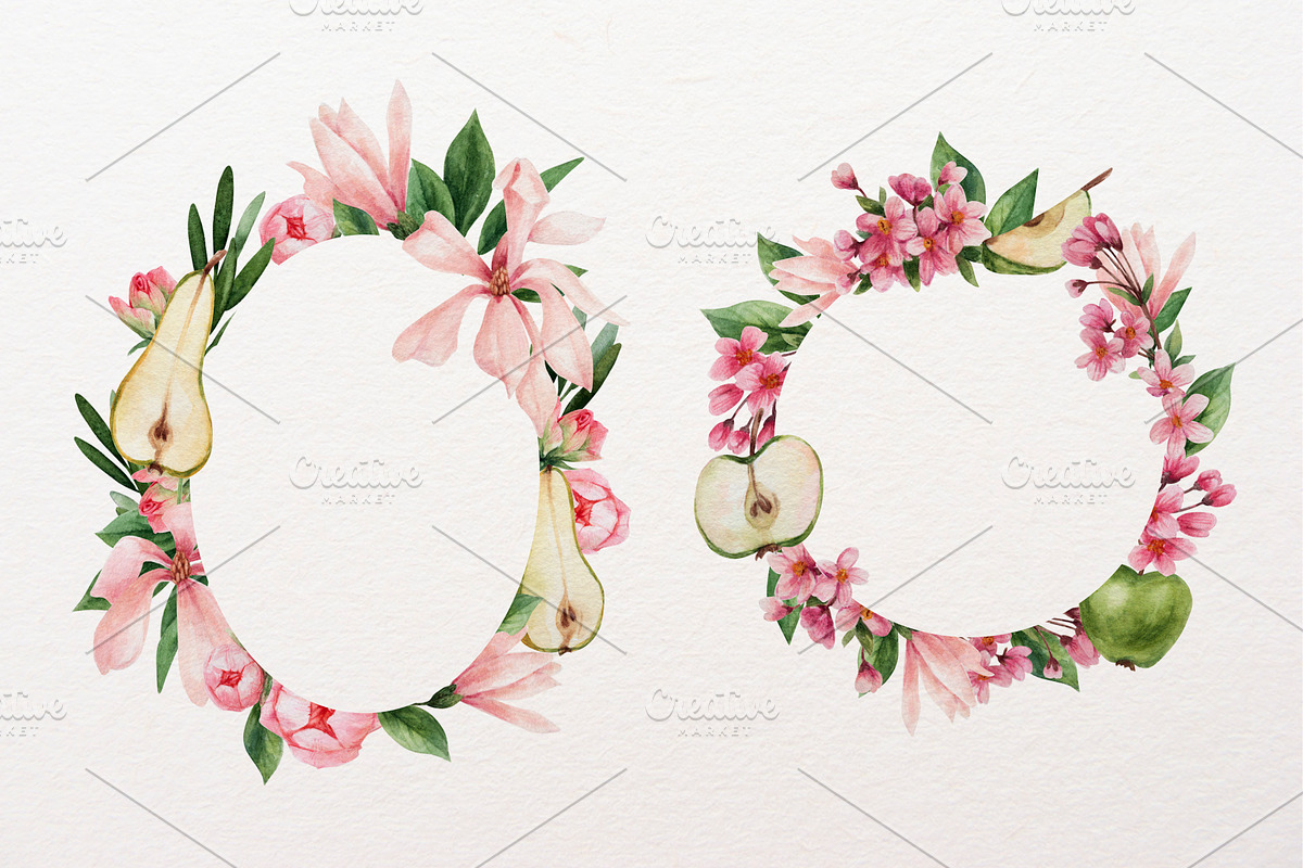 Cakes. Sweet watercolor clipart, a Decorative Illustration by a_ptichkina (Photo 4 of 11)