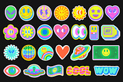 CUTE VECTOR STICKERS SET, an Object Graphic by craftlove (Thumbnail 2 of 4)