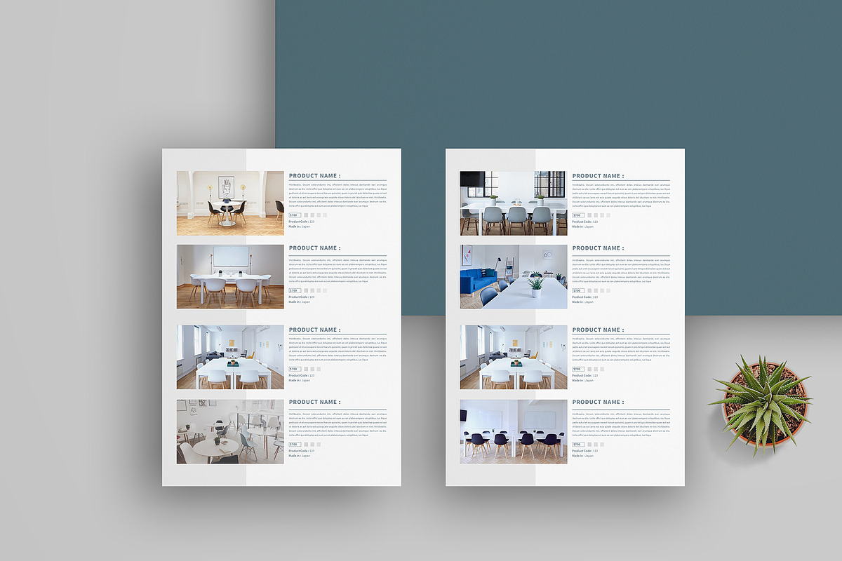 Line Sheet Bundle | Word & Indesign, a Stationery Template by obayes (Photo 6 of 17)
