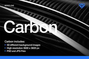 Carbon - 50 Black & White Textures