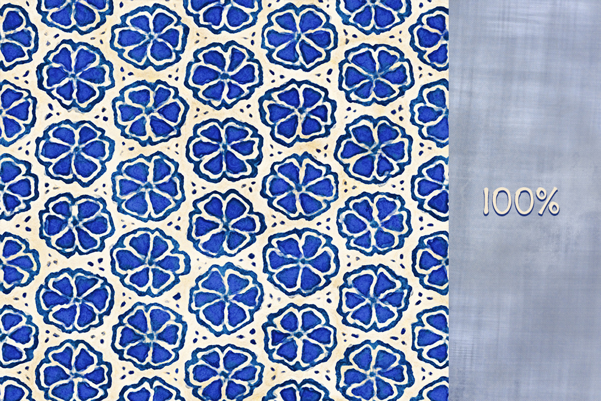 6 artistic ink floral patterns, a Pattern Graphic by SunArt (Photo 3 of 3)