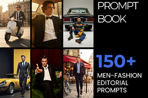 150 Men Fashion Editorial Prompts, a Person Photo by Selenique Studio
