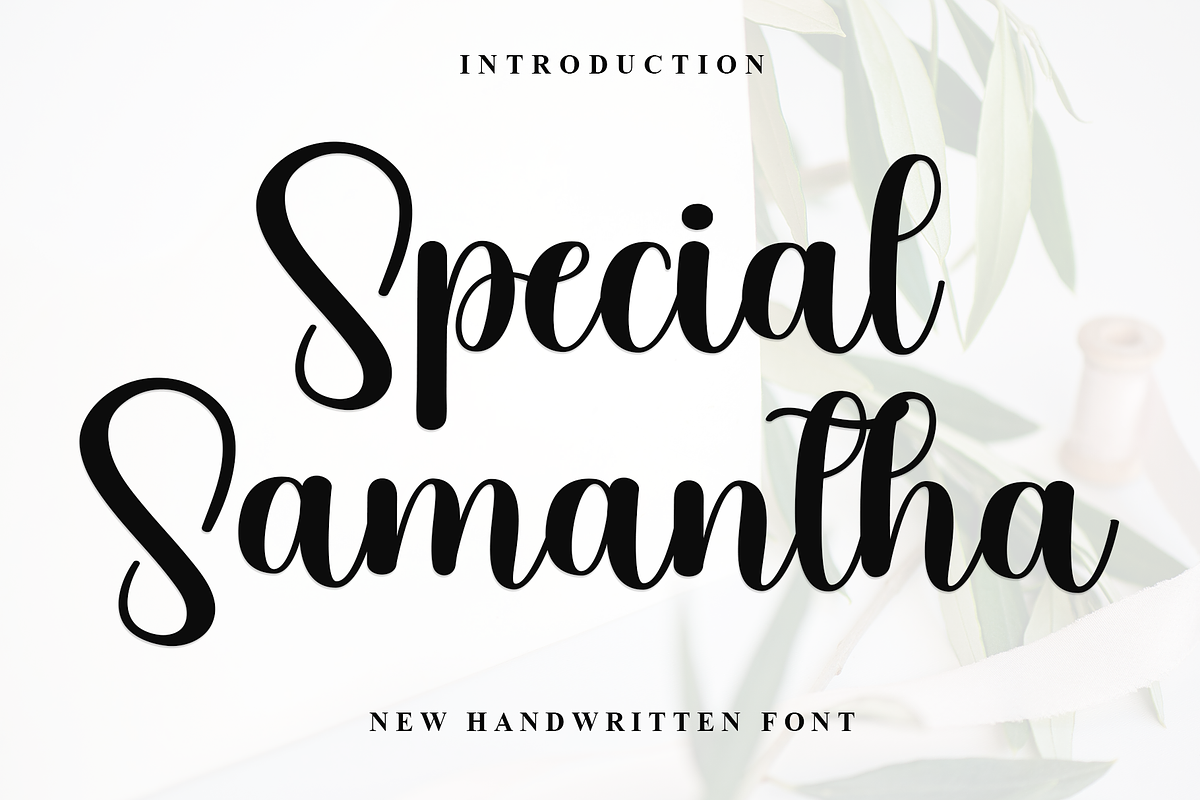 Special Samantha, a Handwritten Font by FreshTypeINK (Photo 1 of 8)