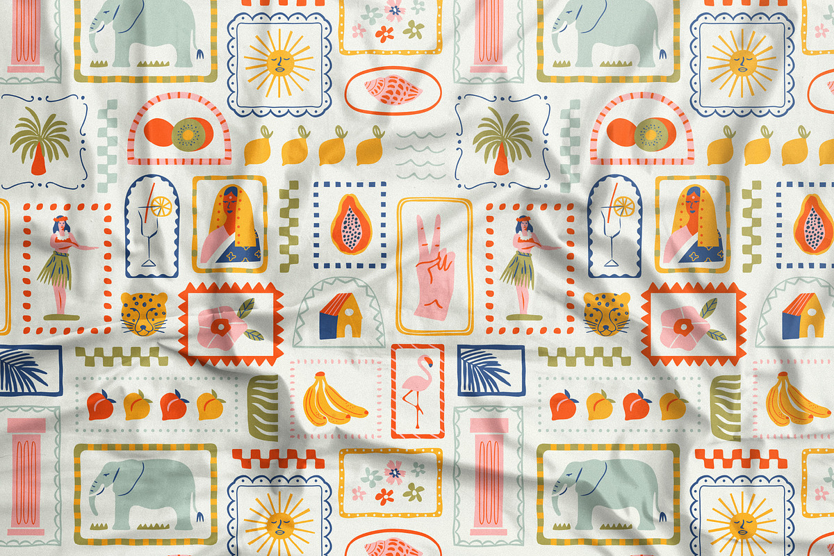 Tropical Treasure: Patterns & more, a Pattern Graphic by Dedraw Studio (Photo 13 of 21)