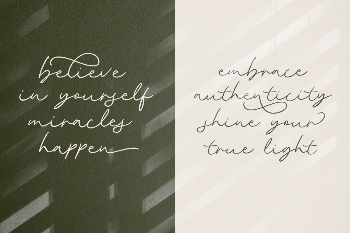 Penelope Grace - Signature Script, a Script Font by Letterhend Studio (Photo 5 of 10)