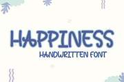 HAPPINESS, a Handwritten Font by Sirinart (Thumbnail 1 of 5)