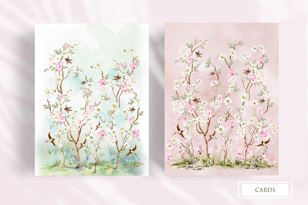 WATERCOLOR CHINOISERIE COLLECTION, a Graphic by Knopazyzy (Photo 18 of 22)