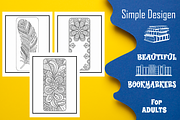 Bookmarks Zentangle Adults Coloring, an Animal Illustration by Printable Design Store (Thumbnail 2 of 4)