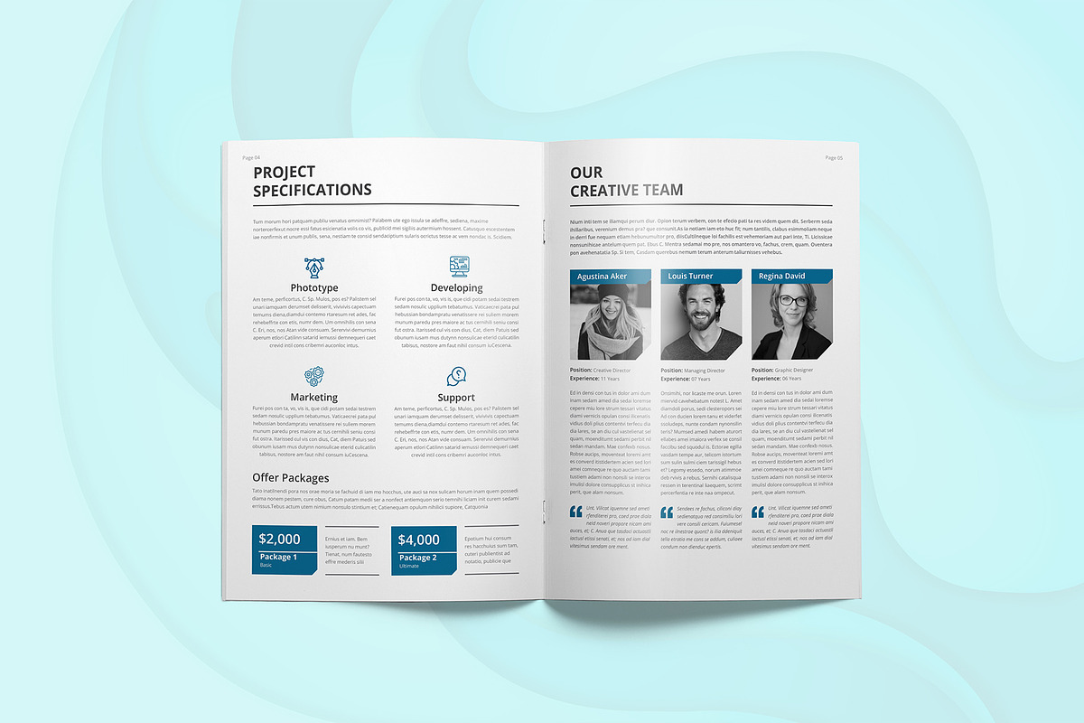 Canva Company Profile, a Brochure Template by DesignDevisers (Photo 4 of 6)