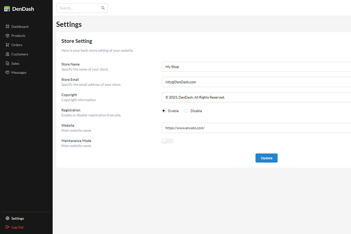 React TailwindCSS Admin Dashboard, a Templates & Theme by DesignDen (Photo 7 of 11)