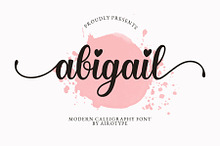 Abigail - Script Font with Swash