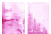 Watercolor Ombre Backgrounds (pink), a Texture Graphic by Julia Bausenhardt (Thumbnail 2 of 2)
