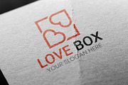 Love Box Logo Template, a Branding & Logo Template by BdThemes (Thumbnail 1 of 4)
