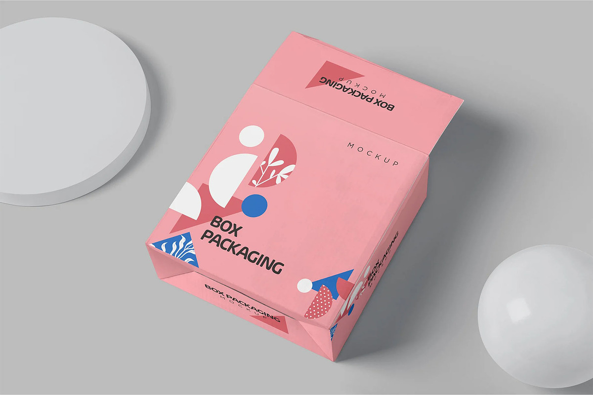 Box Packaging Mockups, a Packaging Mockup by megostudi0 (Photo 4 of 6)