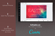 Easter Sunday Church Mailer | Canva, a Flyer Template by loswl (Thumbnail 3 of 8)