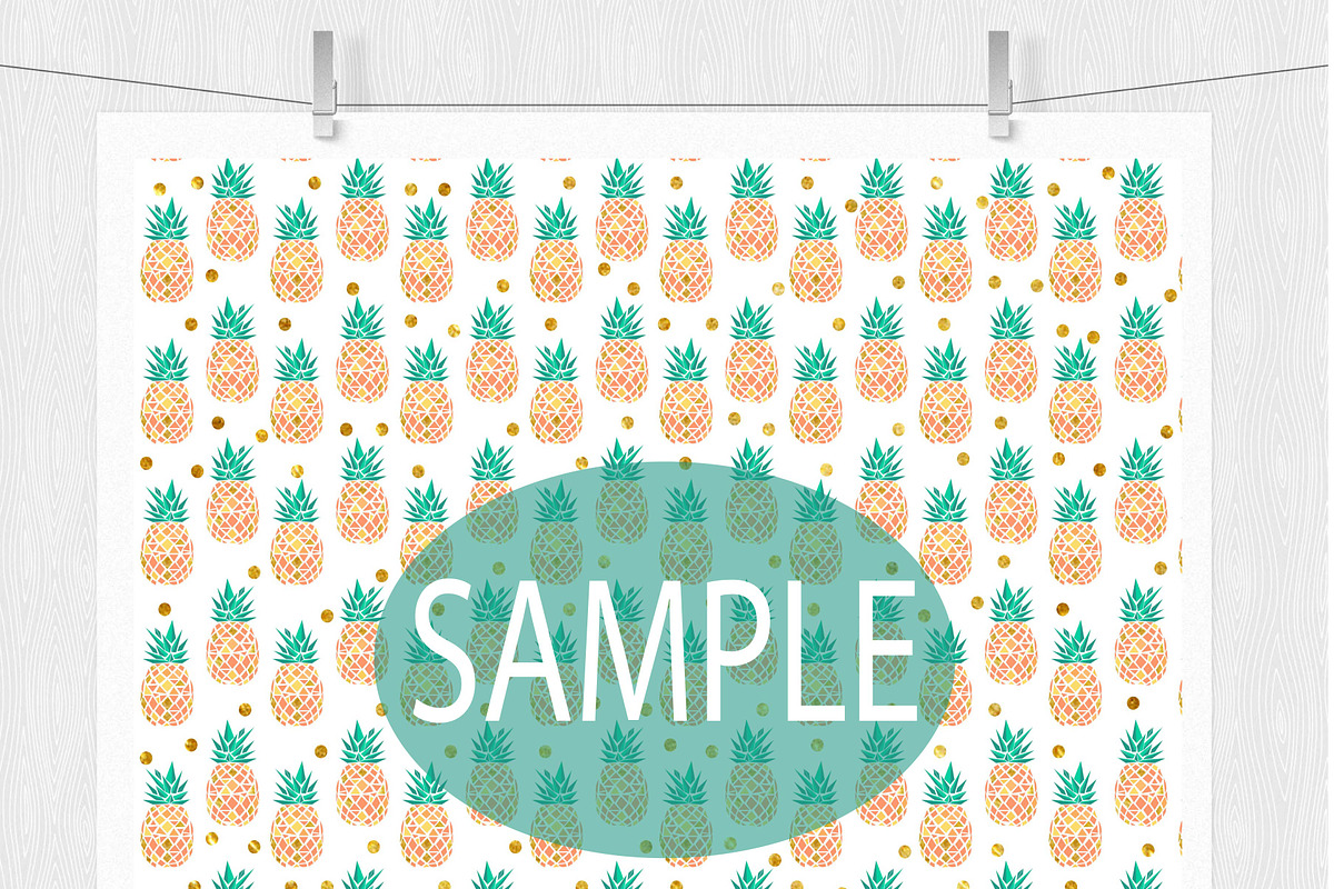 Summer Digital Paper Patterns, a Pattern Graphic by Leska's Digitals (Photo 5 of 5)