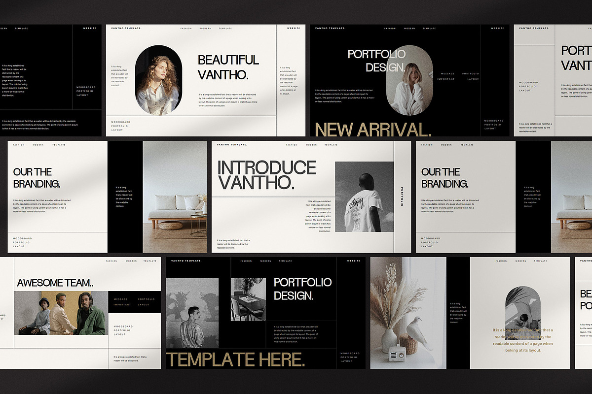 Vantho Presentation Template preview 2