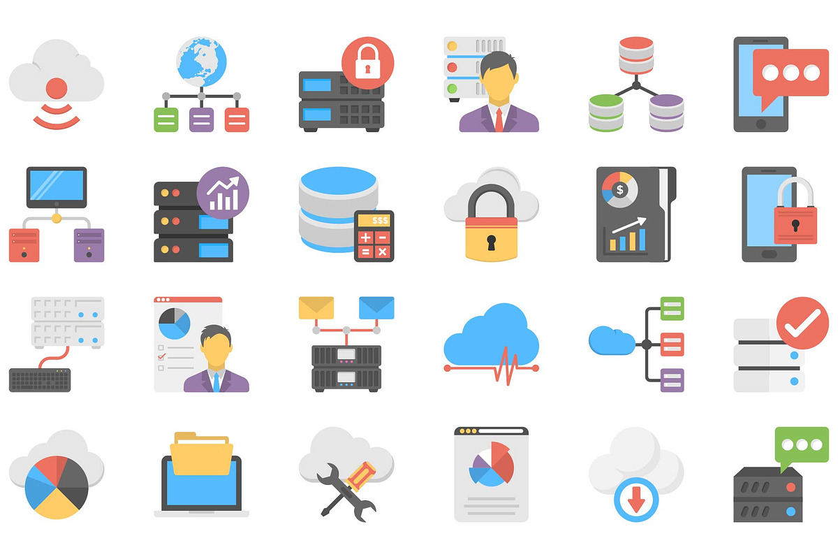 Essential Cloud Computing Icon Set., an Icon by Vector Portal (Photo 3 of 6)