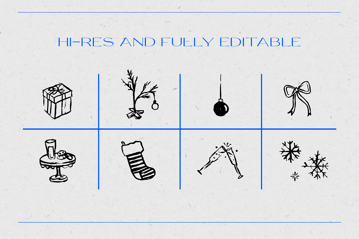 Christmas Holiday Handmade Sketch, a Seasonal Illustration by Eldorado Design Co. (Photo 3 of 4)