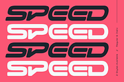 Meicre Sports - Racing Logo Font, a Sans Serif Font by Nirmana Visual (Thumbnail 8 of 16)