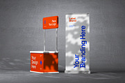 Stand Booth Mockup, a Mockup by graphicook (Thumbnail 2 of 4)