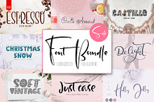 Font Bundle Handwritten Calligraphic