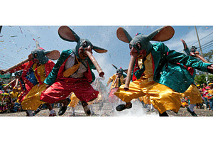 Barranquilla Carnival Dancers in, an Arts & Entertainment Photo by piter.goskov