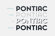 Pontiac Inline Font Collection, a Sans Serif Font by S&C Type (Thumbnail 2 of 10)