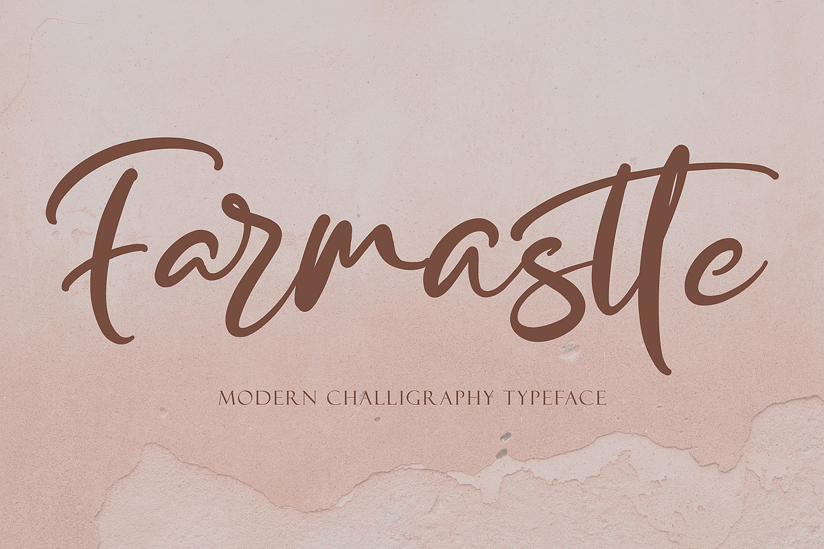 Farmaste, a Script Font by pineungtype (Photo 1 of 9)