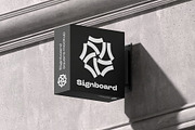 Signboard Square Mock-up, an Advertising Mockup by zippypixelstudio (Thumbnail 10 of 15)