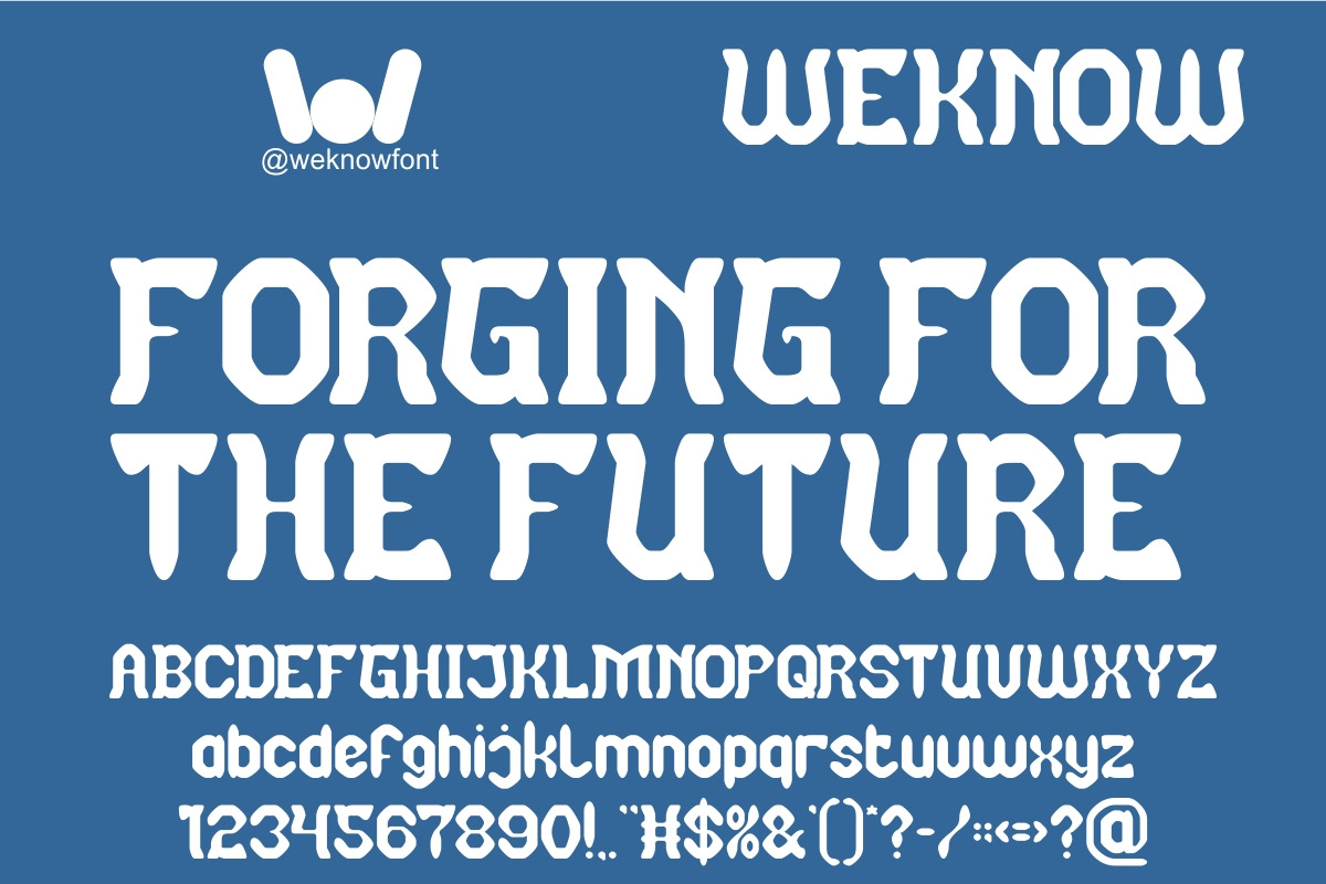 BLACKSMITH FONT, a Blackletter Font by weknow (Photo 2 of 8)