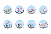 15 Flat Bike Icons, an Icon by Iconify.it (Thumbnail 2 of 10)