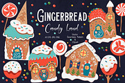 Gingerbread Candy Land, a Pattern Graphic by Lidiebug (Thumbnail 1 of 7)