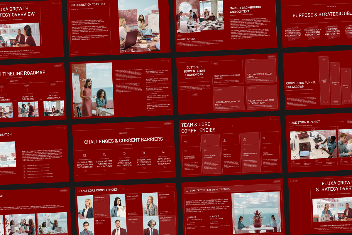 E-Commerce Growth Strategy Figma, a Presentation Template by SLAB! Design (Photo 5 of 9)