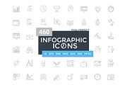 460 Infographic Icons. Free Updates, an Outline Icon by Andrew Kras Design (Thumbnail 12 of 12)