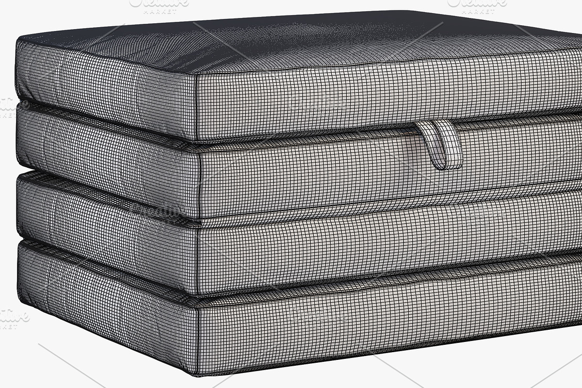 Mattress folding 3d model, a Furniture 3D Model by 3dmitruk (Photo 5 of 9)