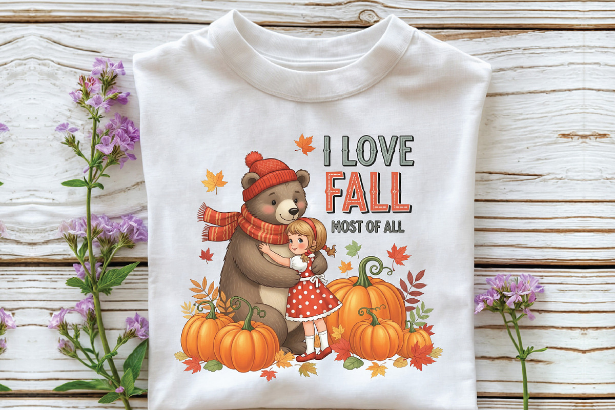 I Love Fall Most of All PNG, an Illustration by CraftArtStudio (Photo 2 of 4)
