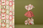 Vintage Christmas patchwork, a Pattern Graphic by Tani Kuzminka (Thumbnail 25 of 27)