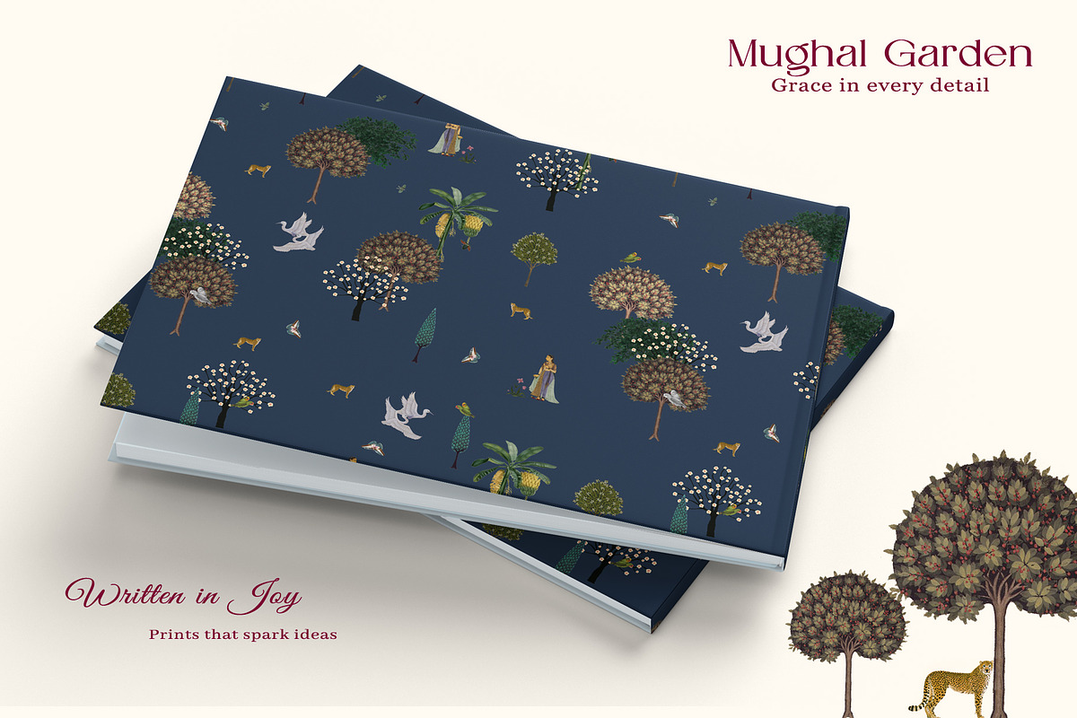 Mughal Garden Prints & Patterns, a Pattern Graphic by GND ART STUDIO (Photo 6 of 8)