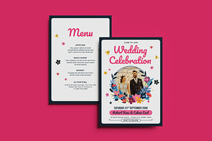 Refuge Wedding Invitation Template, an Invitation Template by iDoodle Studio