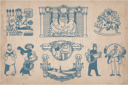 70 Vintage Christmas Illustrations, a Seasonal Illustration by Mr Vintage (Thumbnail 6 of 9)