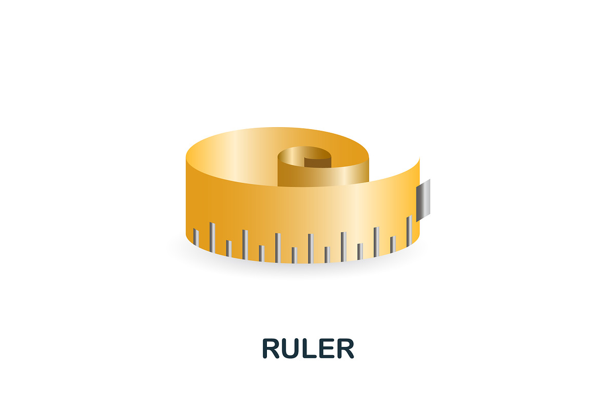 Measuring 3D Icons Set Bundle, an Object Graphic by Aimagenarium@gmail.com (Photo 4 of 21)