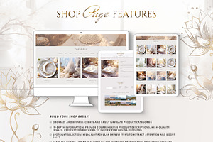 Squarespace Website Template Design