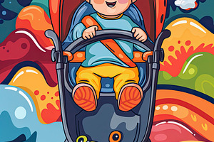 Bright and cheerful illustration of, a Photo by LOGOCREATIVE