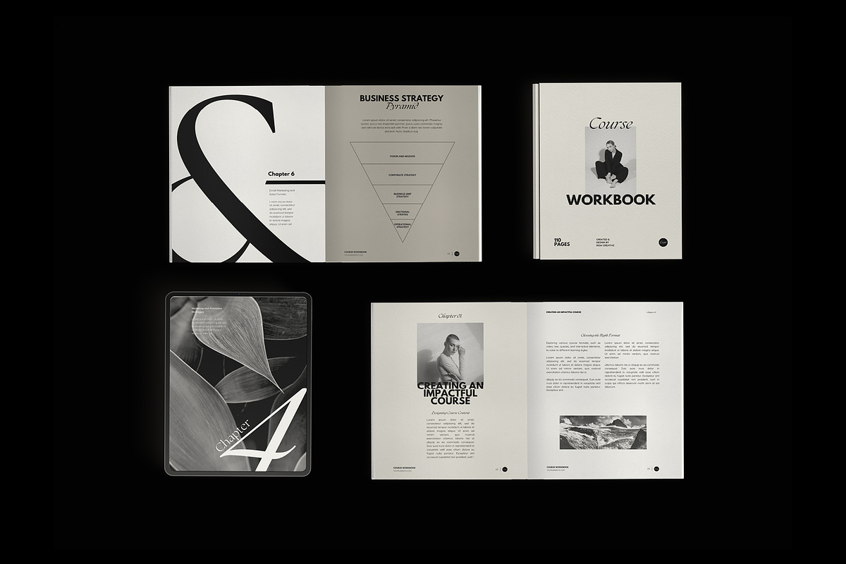 Minimal Ebook Template Canva, a Magazine Template by Row Creative (Photo 2 of 9)