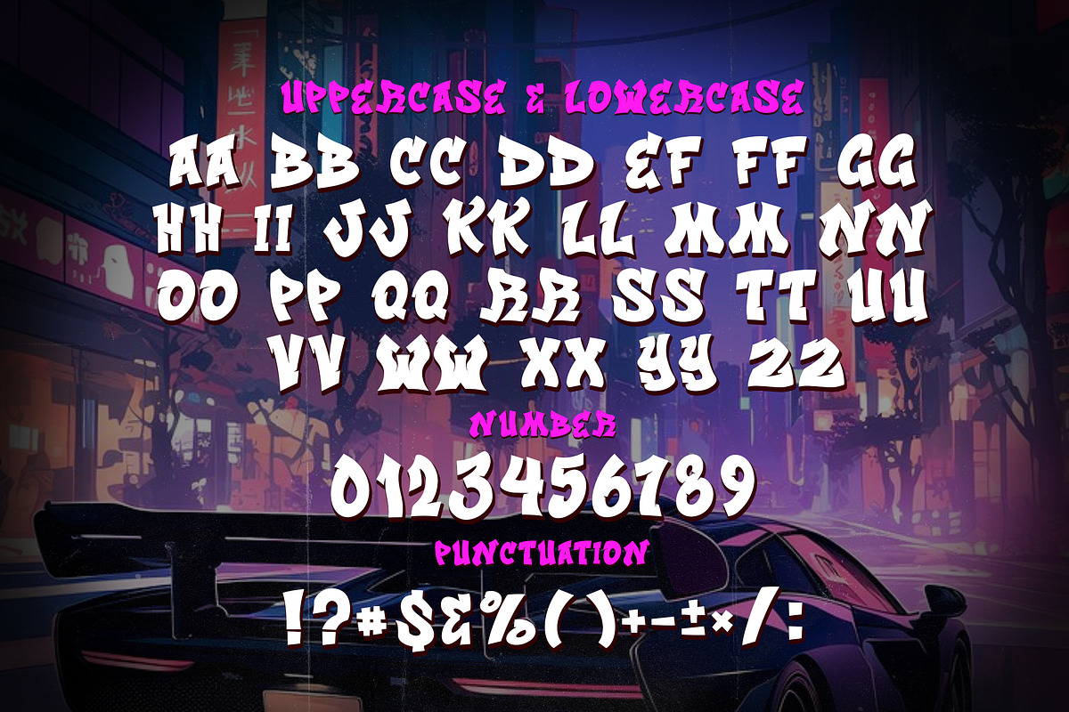 Urbanite A Display Font Y2K Graffiti, a Symbol Font by dansdesign (Photo 2 of 11)